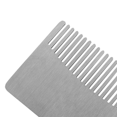 Stainless Steel Beard Comb