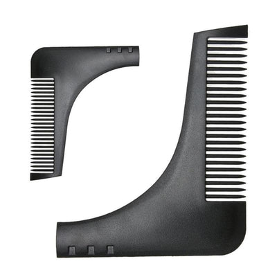 1pc Black Beard Shaving Styling Template Beard Shaping