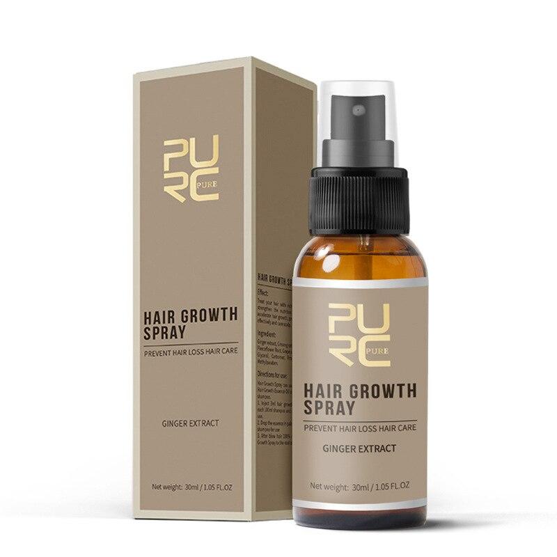 Purc Hair Growth Spray Natural Ginge