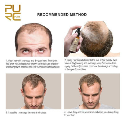 Purc Hair Growth Spray Natural Ginge