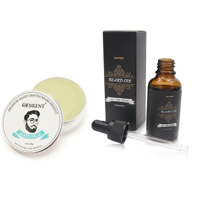 Cream Beard Oil Set