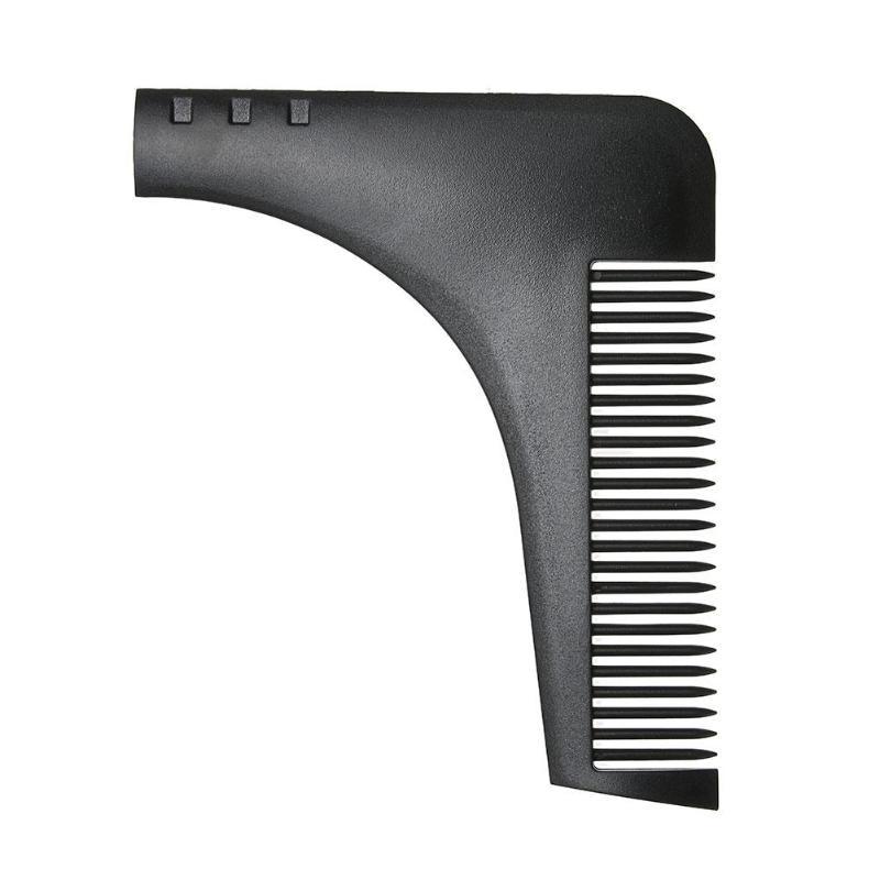 1pc Black Beard Shaving Styling Template Beard Shaping