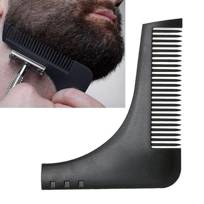 1pc Black Beard Shaving Styling Template Beard Shaping