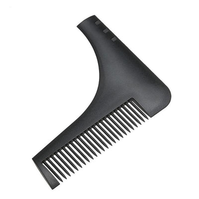 1pc Black Beard Shaving Styling Template Beard Shaping